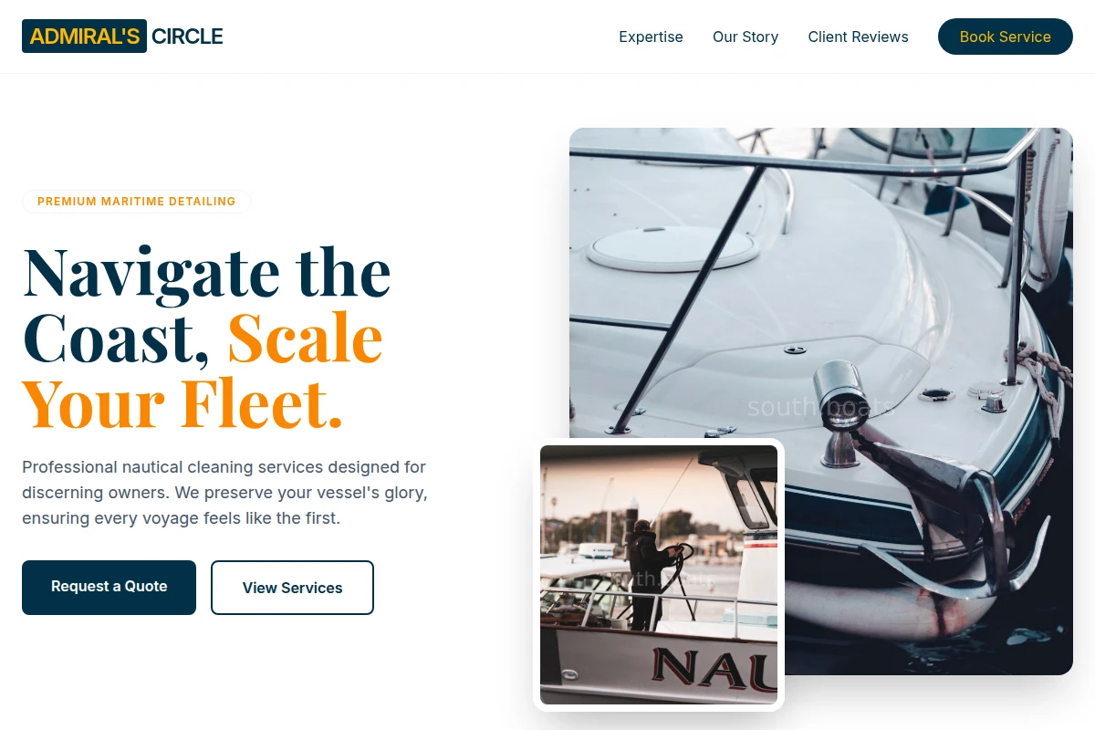 Nautical Boat Cleaning