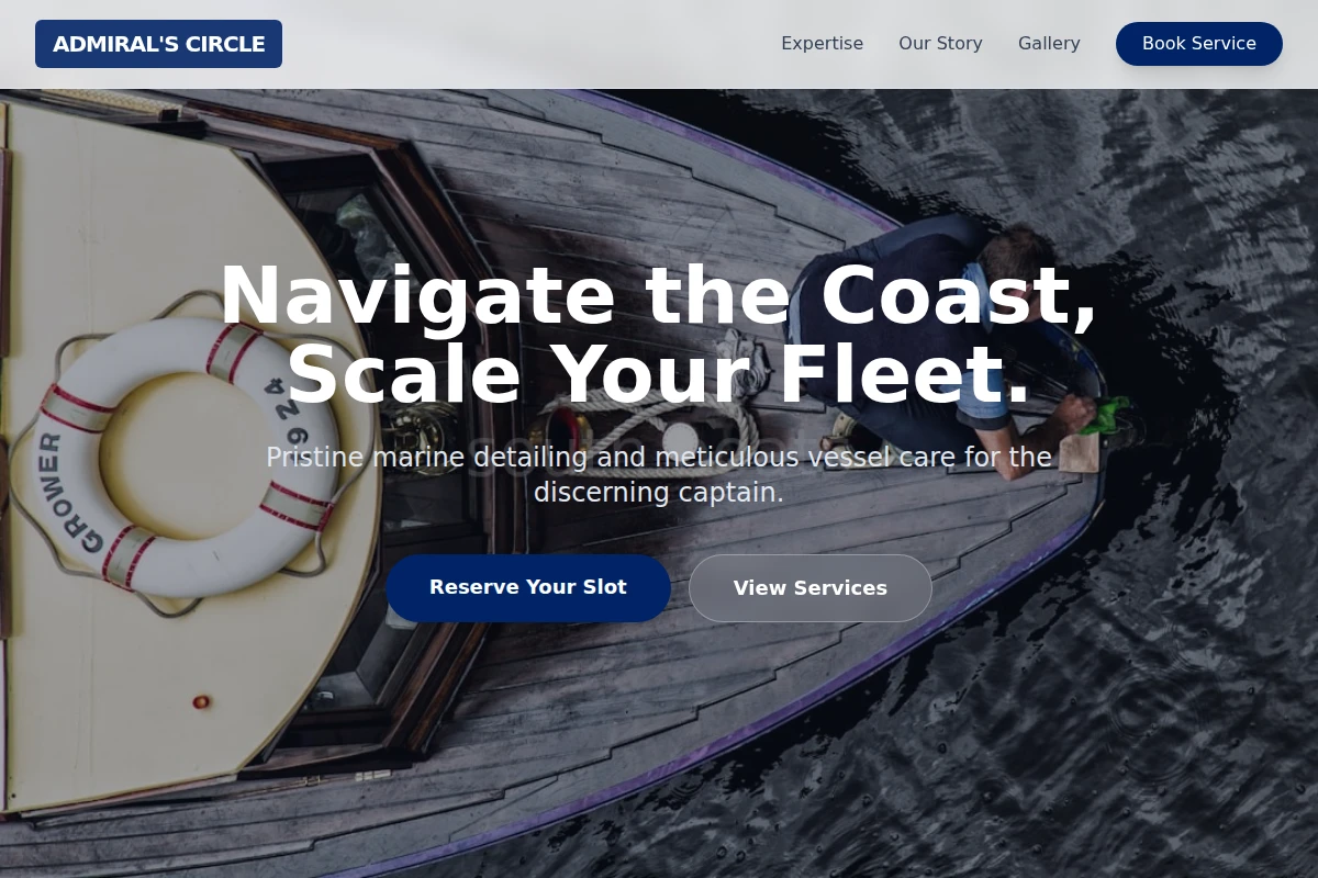 Shore Boat Cleaning
