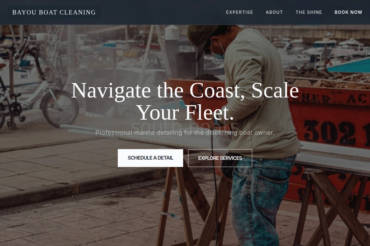 Bayou Boat Cleaning