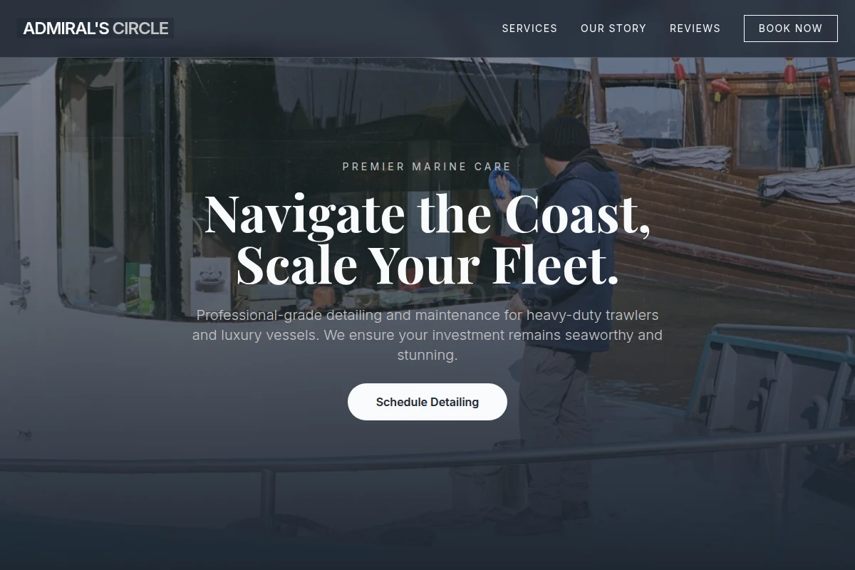 Trawler Boat Cleaning