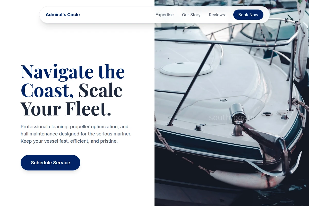 Propeller Boat Cleaning