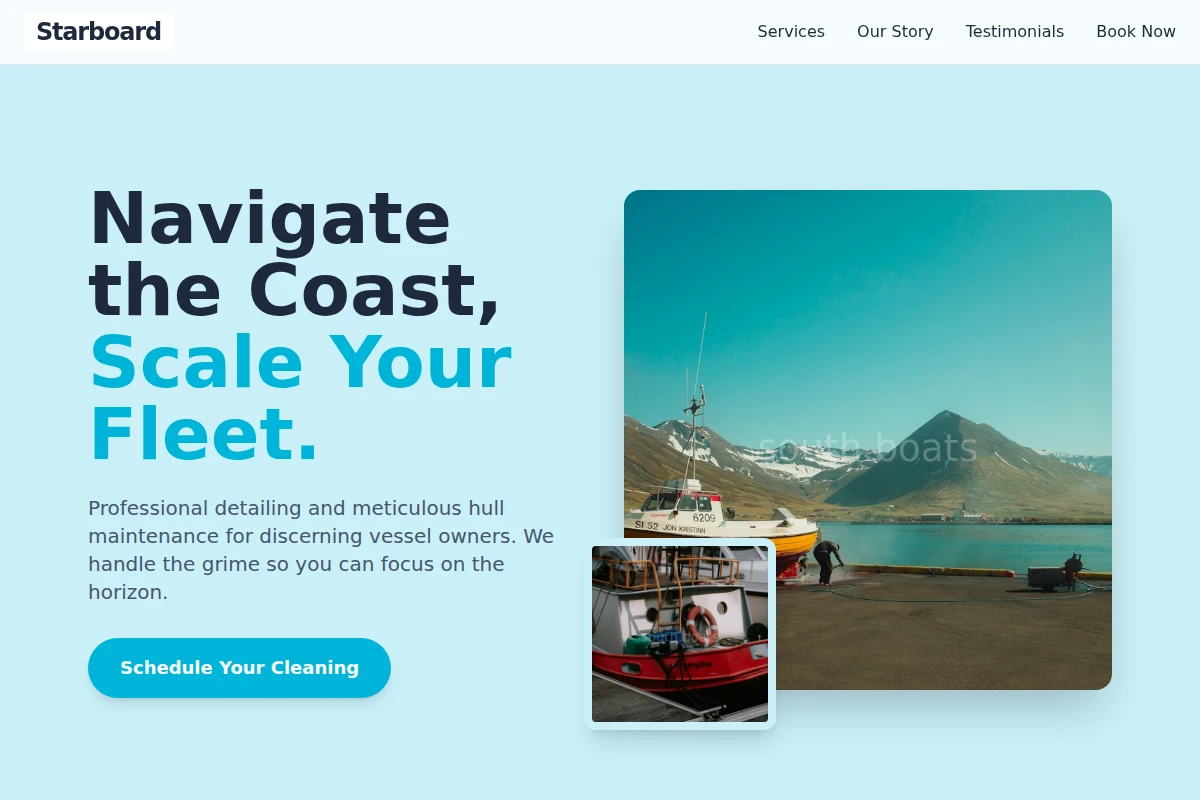 Starboard Boat Cleaning