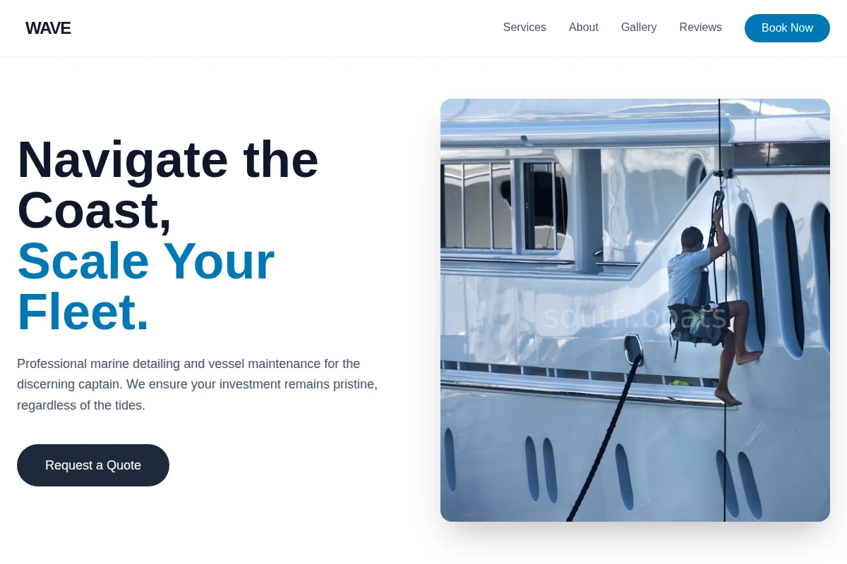 Wave Boat Cleaning