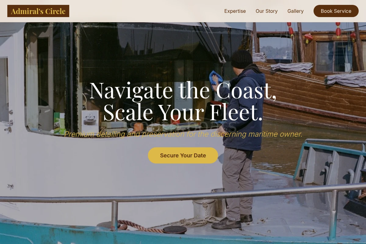 Sloop Boat Cleaning