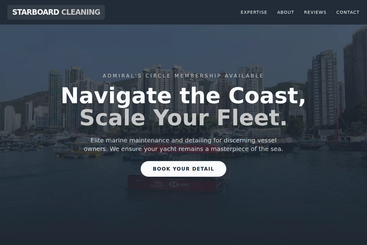Starboard Boat Cleaning