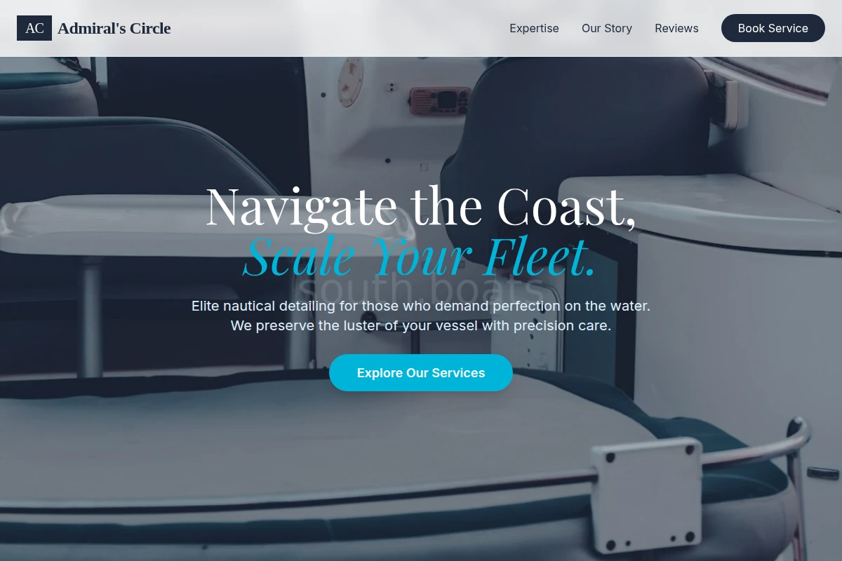 Nautical Boat Cleaning