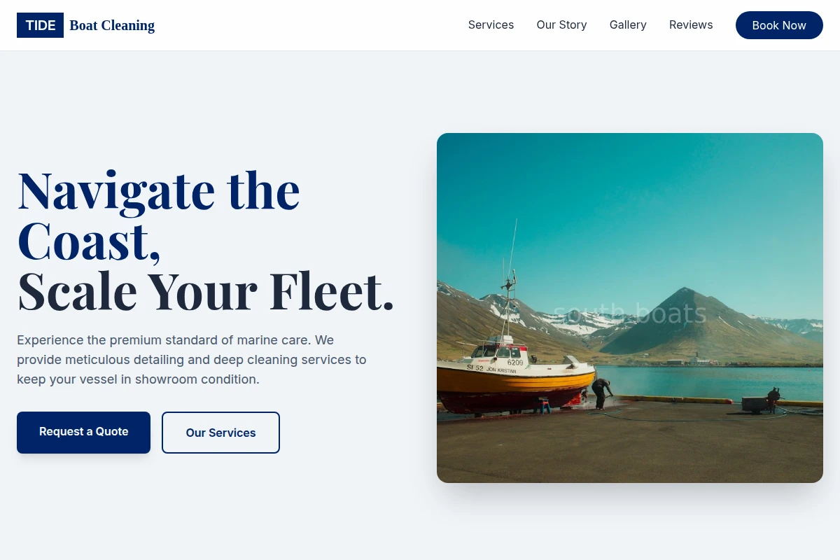 Tide Boat Cleaning