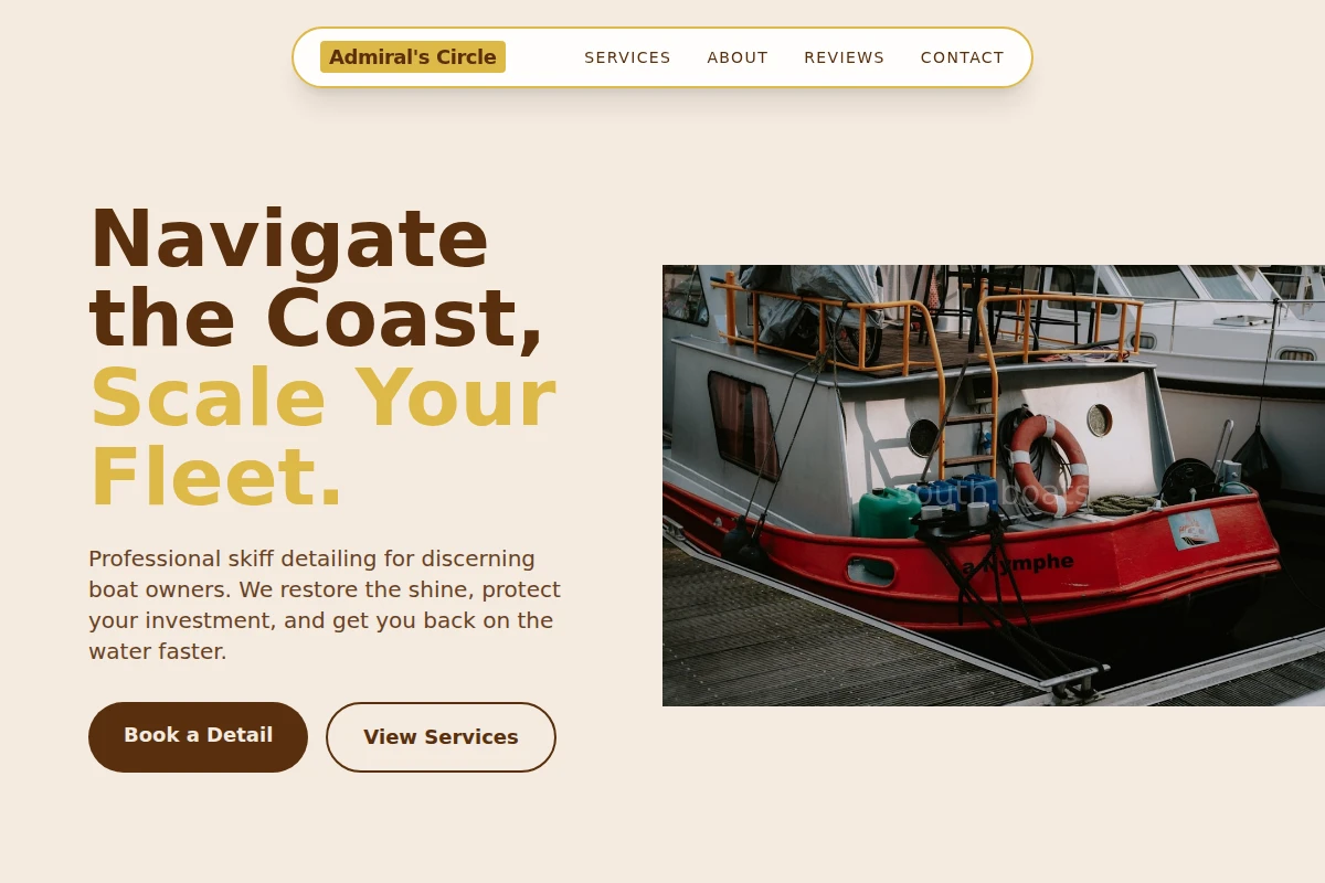 Skiff Boat Cleaning