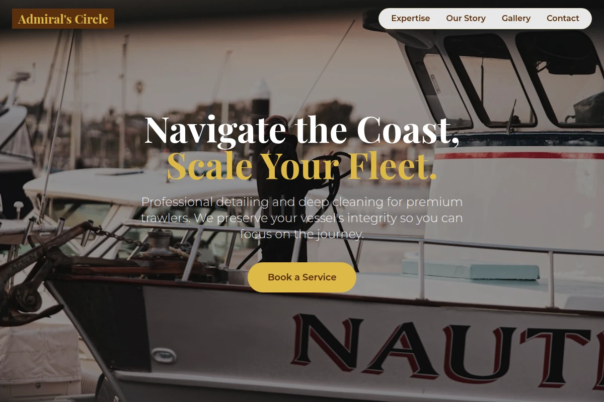 Trawler Boat Cleaning