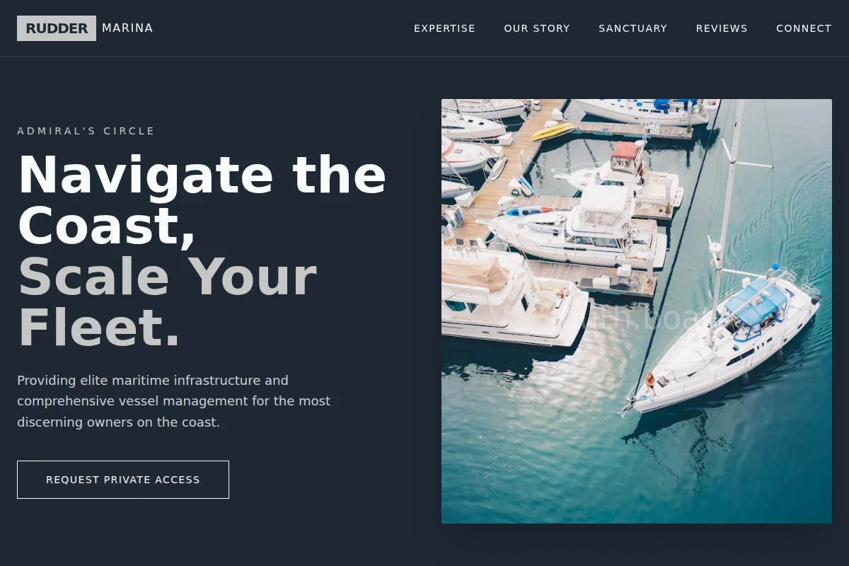 Rudder Marina