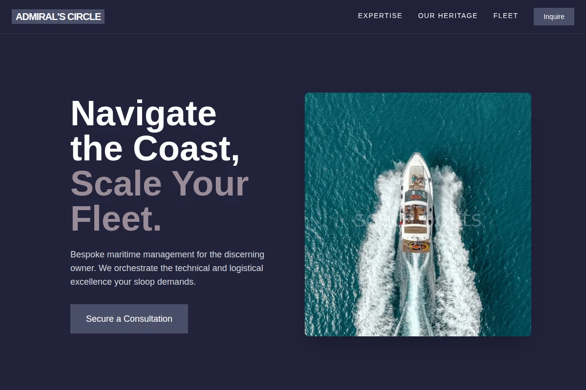 Sloop Yacht
